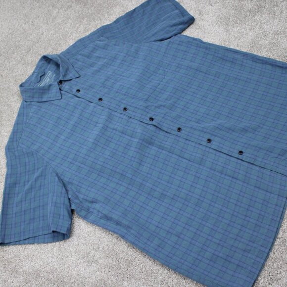 5.11 Tactical Select Covert Shirt Mens Large Blue Modal/Polyester S/S Button - Picture 6 of 12